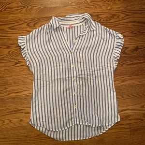 Striped button down